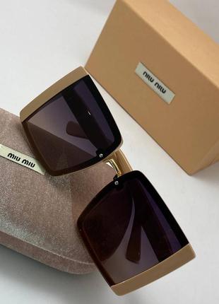 Брендовые очки в стиле miu miu ♥️ с линзами полароид 🫶👍❤️4 фото