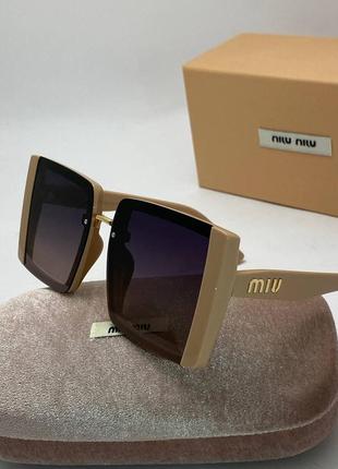 Брендовые очки в стиле miu miu ♥️ с линзами полароид 🫶👍❤️6 фото