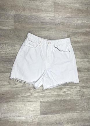 Stradivarius long short шорты 42 размер с этикеткой джинсовые белые оригинал2 фото