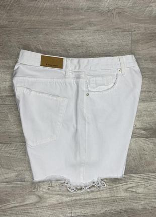 Stradivarius long short шорты 42 размер с этикеткой джинсовые белые оригинал5 фото