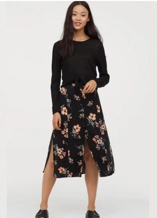 Юбка летняя h&m, вискоза