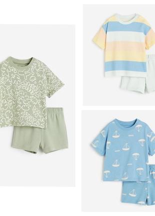 Костюм шорти футболка h&m