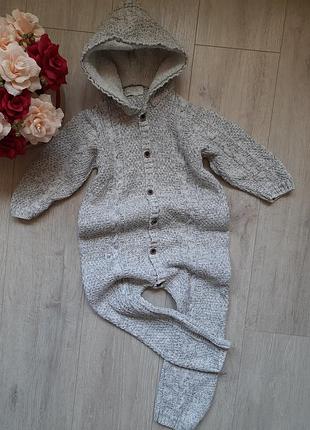 Next вязаный комбинезон 2,3 года детская одежда