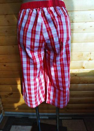 Комфортный низ от пижамы голландского бренда hunkemöller в красную клетку.4 фото