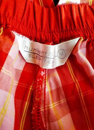 Комфортный низ от пижамы голландского бренда hunkemöller в красную клетку.5 фото