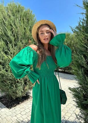 Сукня з льону