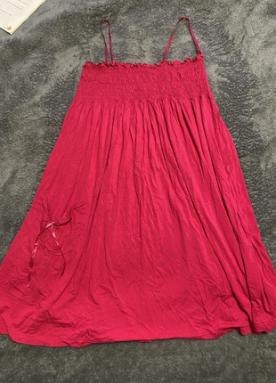 Малинова сукня сарафан4 фото