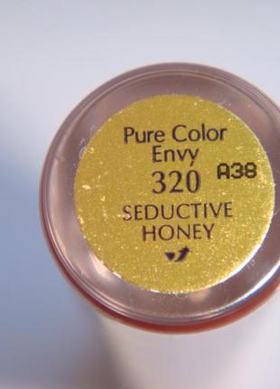 Лимитированный выпуск блеск для губ estee lauder pure color 320 seductive honey - скидка!2 фото