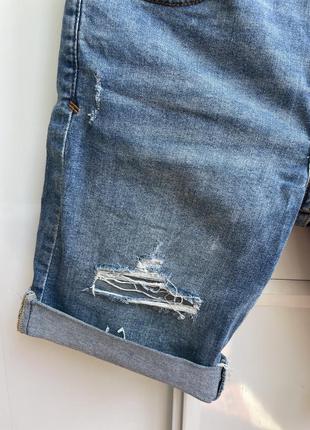 Крутые джинсовые шорты zara на мальчика 11-13 лет3 фото