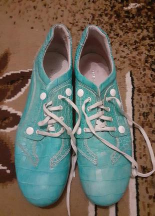 Pasito кроссовки кожаные