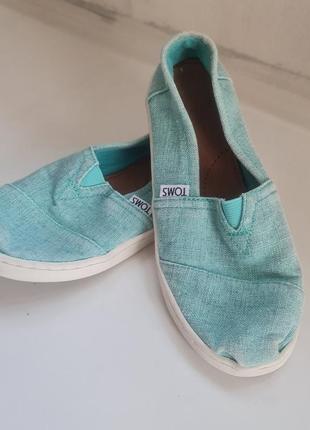 Toms летние слипоны на мальчика 34р