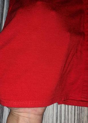 Красный трикотажный топ из вискозы dorothy perkins #12524 фото