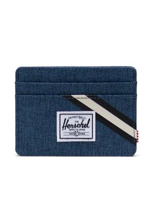 Кредитница herschel (charlie rfid card case cardholder) с америки1 фото