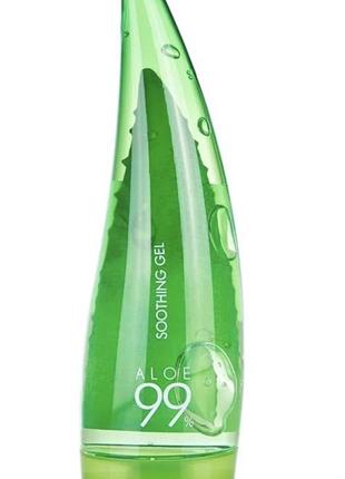 Гель алоэ holika holika aloe 99% soothing gel успокаивающий, увлажняющий