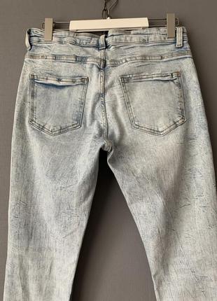 Zara чоловічі звужені джинси.7 фото