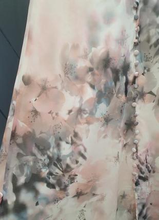 Летнее платье сарафан в цветы3 фото