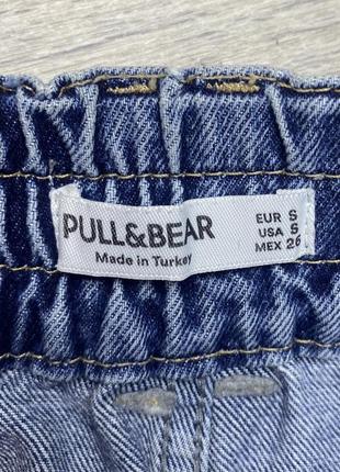 Pull&bear юбка 26 s размер женская джинсовая синяя оригинал3 фото