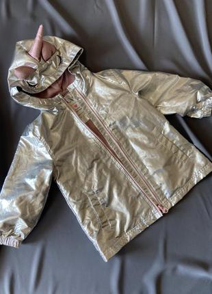Куртка дитяча на дівчинку 2-3 роки єдиноріг 98 см