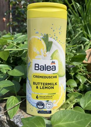 Гель для душу balea buttermilk & lemon