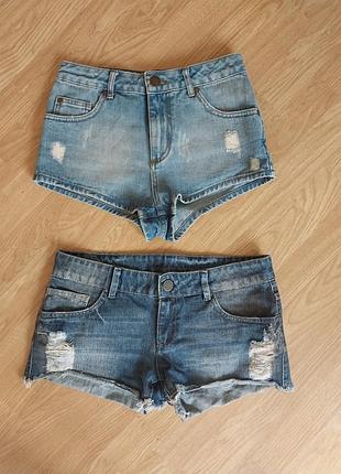 Фирменные джинсовые шорты denim co
