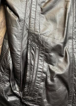 Мужская кожаная куртка5 фото