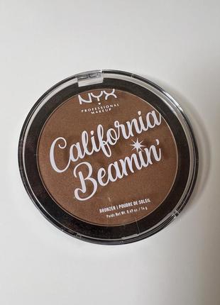 Пудра-бронзер для обличчя та тіла california beamin' face & body bronzer