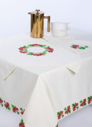 Серветка едельвіка калина р.0,64х0,64 (276-22/00)