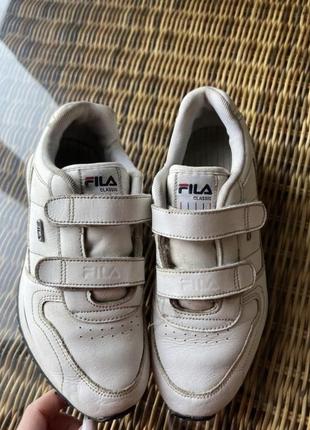 Кожаные кроссовки fila classic оригинальные2 фото