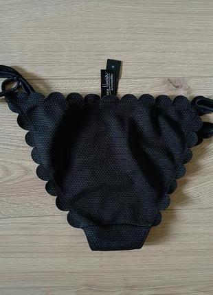 Красивые черные плавки на завязки/ низ купальника от anna nooshin4 фото