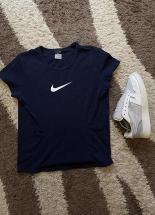 Жіноча спортивна повсякденна шикарна футболка nike vintage dri fit2 фото