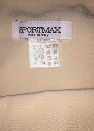 Sportmax maxmara юбка юбка нюд беж5 фото