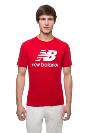 Футболка new balance мужская essentials slacked logo mt01575rep
оригинал