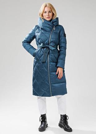 Шикарный зимний пуховик пальто одеяло clasna l, xl, 46, 48