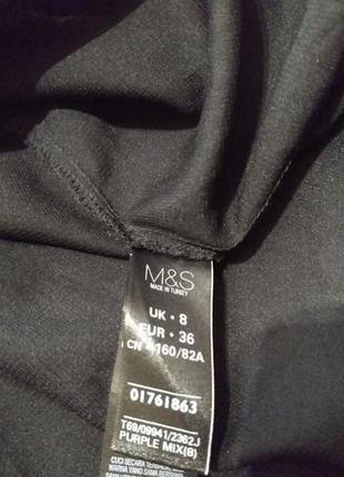 Шифоновое платье в цветочный принт marks &amp; spencer6 фото