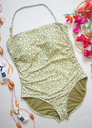 Суперовый слитный купальник хаки в горох primark 🌺💛🌺