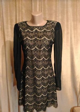 Чорне мереживне плаття ted baker2 фото