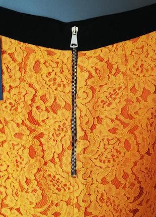 Брендовая нарядная гипюровая юбка, размер xs, marcobologna4 фото