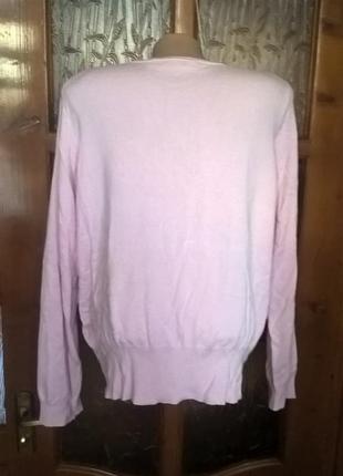 Красивый свитер нежно-розового цвета, размер 52-54 укр.4 фото