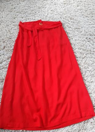 Актуальная легкая юбка за колено с карманами, in wear, p. 38-4010 фото