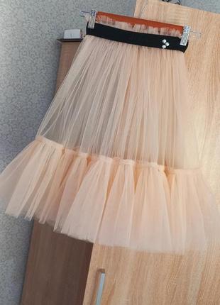 Фатиновая юбка накидка🌸2 фото