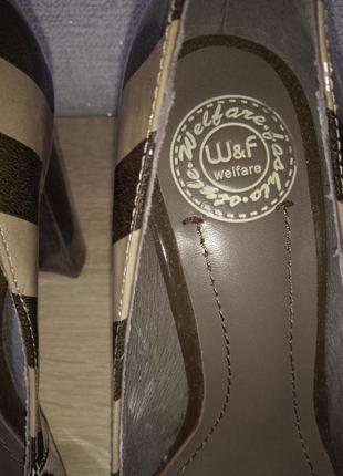 Новые кожаные лаковые туфли фирмы welfare2 фото
