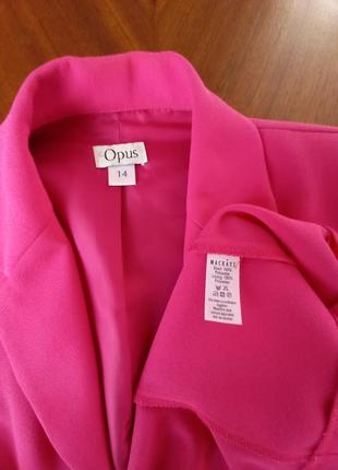 Красивый жакет -пиджак розового цвета, размер 48-50 укр.5 фото
