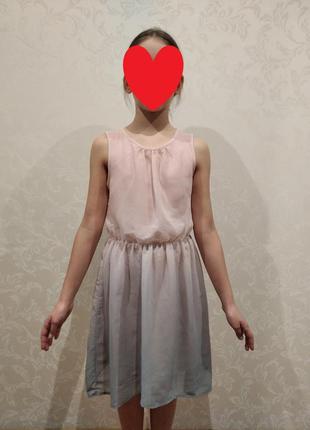 H&m стильное платье 8-10 лет (134/140)