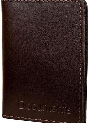 Обложка для документов dnk leather коричневый