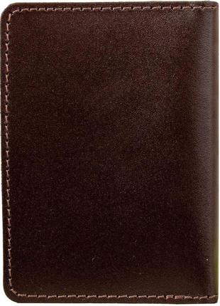 Обложка для документов dnk leather коричневый3 фото