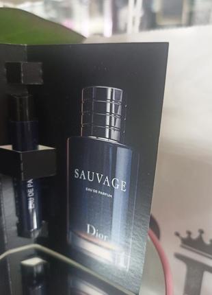 Пробник парфумована вода для чоловіків christian dior sauvage eau de parfum 1 мл3 фото