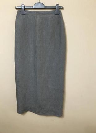 Льняная юбка 100% лен nile2 фото