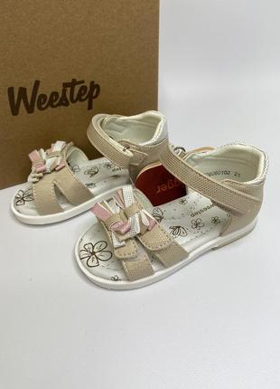 Босоніжки для дівчинки (21-26 р.) від tm weestep .