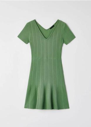 Зелёное платье mohito3 фото