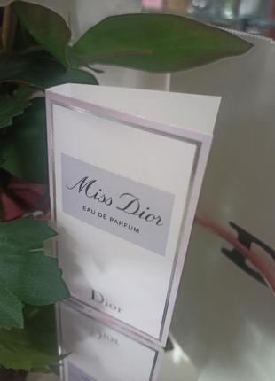 Dior miss dior eau de parfum - (пробник)